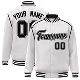 Custom Color Block Ribbon Personalized Letterman Jackets Varsity Fashion Baseball Jacket For Adult