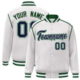 Custom Color Block Ribbon Personalized Letterman Jackets Varsity Fashion Baseball Jacket For Adult