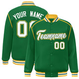 Custom Color Block Ribbon Personalized Letterman Jackets Varsity Fashion Baseball Jacket For Adult