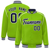 Custom Color Block Ribbon Personalized Letterman Jackets Varsity Fashion Baseball Jacket For Adult