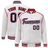 Custom Color Block Ribbon Personalized Letterman Jackets Varsity Fashion Baseball Jacket For Adult