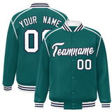 Custom Color Block Ribbon Personalized Letterman Sport Coat Varsity  Baseball Jacket For Adult