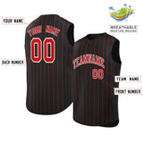 Custom Sleeveless Stripe Fashion Baseball Jersey