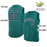 Custom Sleeveless Stripe Fashion Baseball Jersey