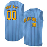 Custom Sleeveless Stripe Fashion Baseball Jersey