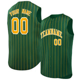 Custom Sleeveless Stripe Fashion Baseball Jersey