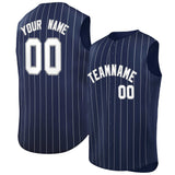 Custom Sleeveless Stripe Fashion Baseball Jersey Fan Gifts