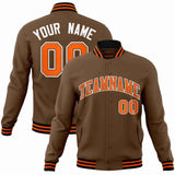 Custom Classic Style Jacket Personalized  Baseball Bomber Jacekt Sweatshirt