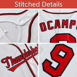 Custom Gradient Side Personalized Star Pattern Authentic Baseball Jersey for Adults