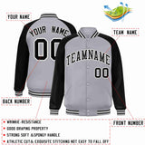 Custom Raglan Sleeves Jacket Design Fashion Baseball Coat