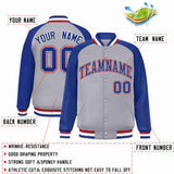 Custom Raglan Sleeves Jacket Design Fashion Baseball Coat