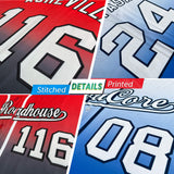 Custom Baseball Jersey Gradient Pinstripe Personalized Name Number Sports Shirt For Men