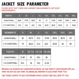 Custom Full-Zip Smooth Letterman Jackets Stitched Name Number Logo for Adult/Youth