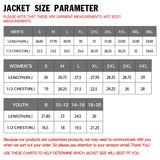 Custom Color Block Personalized Team Name Varsity Letterman Full-Snap Jacket