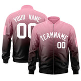 Custom Gradient Full-Zip College Jacket Lightweight Varsity Baseball Jackets Personalized Stitched Letters Logo With Pocket