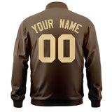 Custom Gradient Full-Zip College Jacket Lightweight Varsity Baseball Jackets Personalized Stitched Letters Logo With Pocket