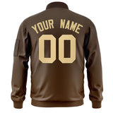 Custom Gradient Full-Zip College Jacket Lightweight Varsity Baseball Jackets Personalized Stitched Letters Logo With Pocket