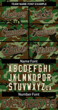 Custom Camo Full-Zip Personalized Baseball Letterman Jackets Stitched Text Logo for Adult/Youth Big Size