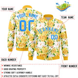 Custom Hawaii Full-Zip Baseball Jacket Fashion Lightweight College Jacket Stitched Text Logo for Adult