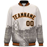 Custom City Connect Jacket Personalized Stitched Fashion Varsity Baseball Jacket