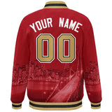 Custom City Connect Jacket Personalized Stitched Fashion Varsity Baseball Jacket