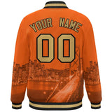 Custom City Connect Jacket Personalized Blend Windproof Varsity Baseball Jacket Bomber Coat