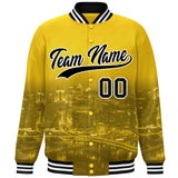 Custom City Connect Jacket Personalized Name Numbers Letterman Bomber Baseball Jacket