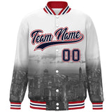 Custom City Connect Jacket Personalized Name Numbers Letterman Bomber Baseball Jacket