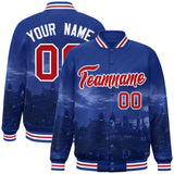 Custom City Connect Jacket Add Name Numbers Blend Windproof Baseball Jacket