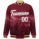 Custom City Connect Jacket Add Name Numbers Blend Windproof Baseball Jacket