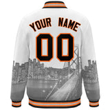 Custom City Connect Jacket Add Name Numbers Blend Windproof Baseball Jacket