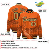 Custom City Connect Jacket Add Name Numbers Blend Windproof Baseball Jacket