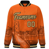 Custom City Connect Jacket Add Name Numbers Blend Windproof Baseball Jacket