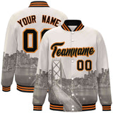 Custom City Connect Jacket Add Name Numbers Blend Windproof Baseball Jacket