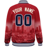 Custom City Connect Jacket Add Name Numbers Blend Windproof Baseball Jacket