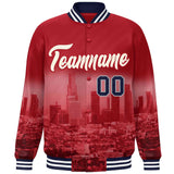 Custom City Connect Jacket Add Name Numbers Blend Windproof Baseball Jacket