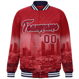 Custom City Connect Jacket Add Name Numbers Blend Windproof Baseball Jacket