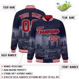 Custom City Connect Jacket Add Name Numbers Blend Windproof Baseball Jacket