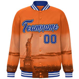 Custom City Connect Jacket Add Name Numbers Blend Windproof College Baseball Jacket