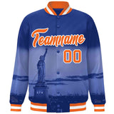 Custom City Connect Jacket Personalized Name Numbers Blend Windproof College Baseball Jacket