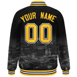 Custom City Connect Jacket Personalized Name Numbers Blend Windproof College Baseball Jacket