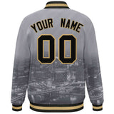 Custom City Connect Jacket Personalized Name Numbers Blend Windproof College Baseball Jacket