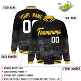 Custom City Connect Jacket Personalized Name Numbers Blend Windproof College Baseball Jacket