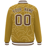 Custom Graffiti Pattern Varsity Jacket Customized Logo Name and Number Embroidery Fashionable College Jacket