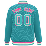 Custom Embroidery Graffiti Pattern Creative Custom Logo Name College Jacket for Adult