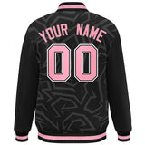 Custom Embroidery Graffiti Pattern Creative Custom Logo Name College Jacket for Adult