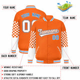 Custom Color Block Pattern Personalized Lightweight Bomber Varsity Jacket For Adults/Youth