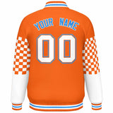 Custom Color Block Pattern Personalized Lightweight Bomber Varsity Jacket For Adults/Youth