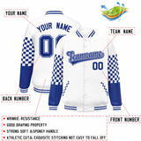 Custom Color Block Pattern Personalized Lightweight Bomber Varsity Jacket For Adults/Youth