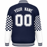 Custom Color Block Pattern Personalized Lightweight Bomber Varsity Jacket For Adults/Youth